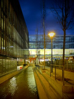 Parkhaus P4 und Volkshochschule Rosenheim